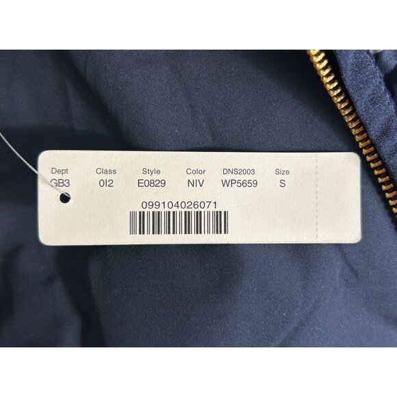 J. Crew Quilted Excursion Vest Buffalo Plaid in Blue / White - Sz S - New - Picture 6 of 10